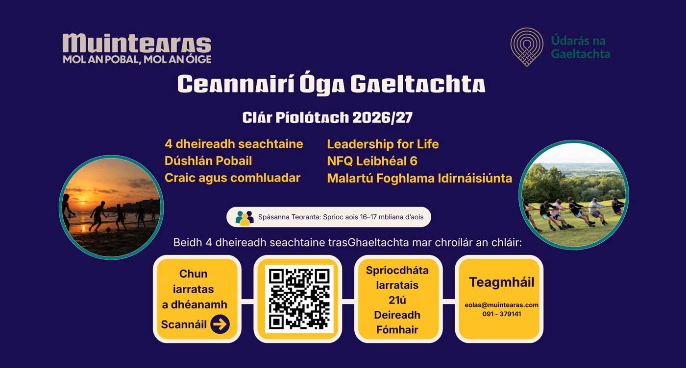 Ceannairí Óga Gaeltachta, Clár Píolótach 2026/27